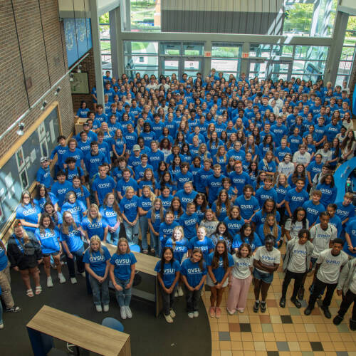 Charter and Thompson Scholars In Kirkhof Lobby